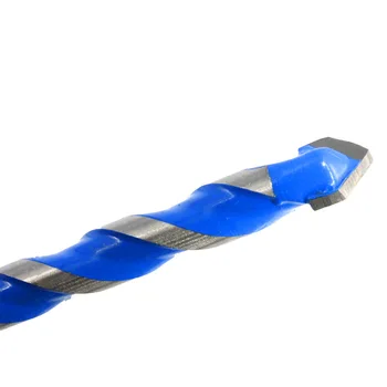 Blue Multi-funkcija Trikampis Lydinio Grąžtas 3-12mm Twist Drill Bit Stiklo Gręžimo karūnos, Keramikos Plytelių, Betono, Marmuro