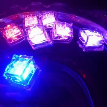 Mados Juokingas Vaikų Vonios Lempos Plūduriuojantis Lempos Vonia Vandeniui spalvotu LED Lempos Žaislai Mirksi Ledo Kubelių