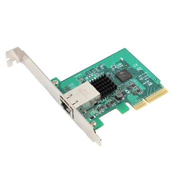 PCIe 10 Gigabit Ethernet Tinklo plokštė PCI express 1 RJ45 Port adapteris 10/100/1000/10000 Base-T Tinklo LAN Controller
