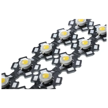 10 vienetų 3W High Power Šiltai Balta LED Šviesos Lempos Lemputes