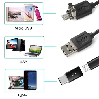 1Pcs Ausies Otoscope Megapikselių Ausies Sritį Patikrinimo Fotoaparatas 3 in 1 USB Skaitmeninis Ausies Endoskopą ausų sierą Valymo Priemonė su 6led