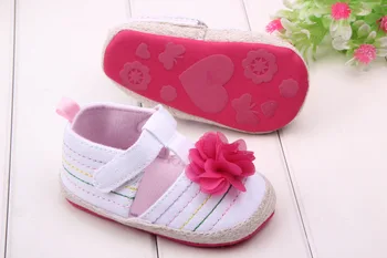 1 Poros kūdikis batai, Prekės ženklo Naujagimiui Merginos batai Drobė Vaikams, Sporto Sportbačiai Kūdikių Sapatos Naujagimių Prewalker Batai
