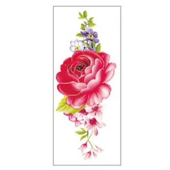 Grožio 1piece sudaro Netikras, laikinas tatuiruotes, lipdukai rožių žiedų rankos peties tatuiruotė vandeniui moterų big 