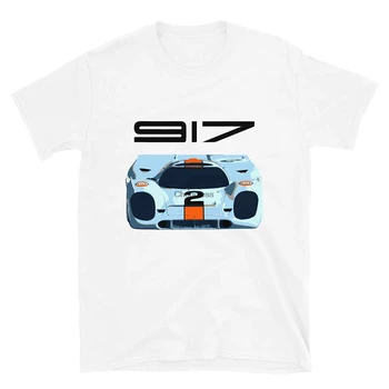 917 Retro Ištvermės Lenktynininkas ShortSleeve Unisex Marškinėlius