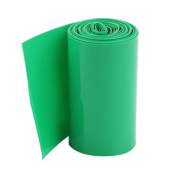 CNIM Karšto 2M 50mm Tamsiai Žalios spalvos PVC Šilumos Susitraukiančių Vamzdžiai Vyniojami 2 x 18650 Baterija