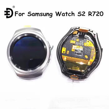 Originalus Ekranas Samsung Žiūrėti Pavarų S2 R720 SM-R720 LCD Diaplay Jutiklinis Ekranas skaitmeninis keitiklis Samsung Žiūrėti S2 LCD Pakeitimo