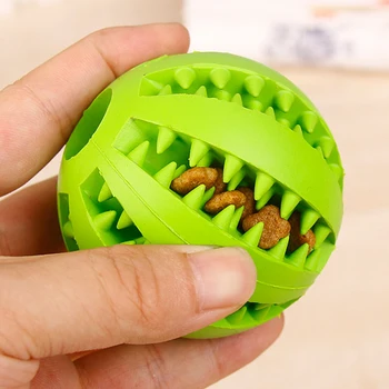 Naminių Gyvūnų Žaislai, Guminiai Nuotėkio Maisto Ball Žaislas Linksmas Interaktyvus Elastingumą Kamuolys Šunį Kramtyti Žaislus Dantis Valyti Kamuolys