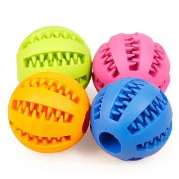 Naminių Gyvūnų Žaislai, Guminiai Nuotėkio Maisto Ball Žaislas Linksmas Interaktyvus Elastingumą Kamuolys Šunį Kramtyti Žaislus Dantis Valyti Kamuolys