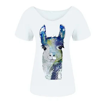 Vintage Marškinėliai Moterims Vasaros Viršūnes Palaidų Gyvūnų Minkštas Priežastinis trumpomis Rankovėmis T-shirt Viršuje Harajuku Kawaii Moterų Drabužiai 2021 Naujas