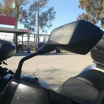 Originalaus Motociklo Veidrodžiai montavimo rinkinys su vandeniui nelaidus dangtelis Dl1000 Cbr 900 Aprilia Rs 125 Lauktuvės Komplektas Honda Žiūrėti