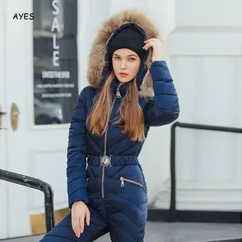 2019 Žiemos Paltai Moterims Mados Tirštėti Moterų Šiltas Hoodie Striukė, Kelnės Sniegu Žemyn Chalatą Ilgomis Rankovėmis Žemyn Kailio + Kelnės Rinkiniai