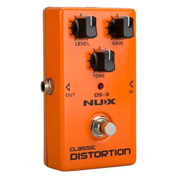 NUX DS-3 Distortion Pedalą Analoginis Gitara Vamzdis iškraipymo poveikio pedalo Krizė iškraipymo Ruda Garso