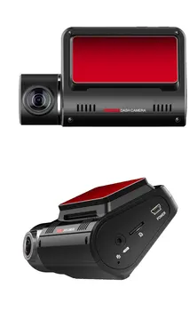 Brūkšnys Cam WiFi GPS 4K Tris Ir Dviguba Full HD1080P 3 Kameros Vairuotojo Diktofonas Judesio Aptikimo Naktinio Matymo Automobilių Sunkvežimių Taksi