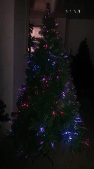 2.5 metrų prabanga žalia optinio pluošto kalėdų eglutė