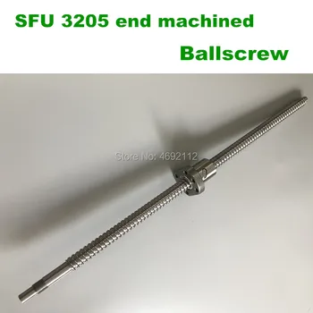 SFU3205 650 700 750 800 850 900 1000mm ballscrew BK25/BF25 pabaigos apdirbta + 3205 Ballnut CNC dalys