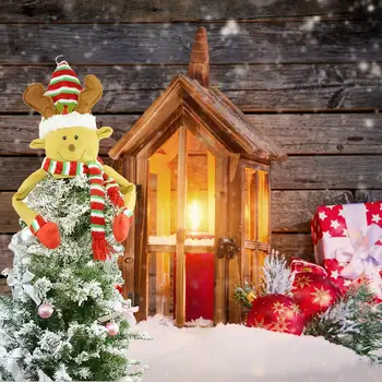 2020 M. Kalėdų Eglutė Viršuje Topper Didelis Padengti Sniego Kepurę Eglučių Papuošalai, Namų Lauko Dekoro Dovana Kalėdų Medžio Apdaila