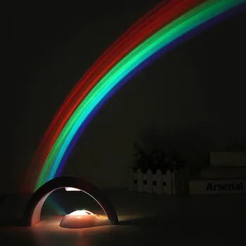 LED Spalvinga Vaivorykštė Naktį Šviesos Romantiška Vaivorykštė Projektoriaus Lempa Universalus Projekcija Lempa Nešiojama Lempa Namų Dekoro Vaikams