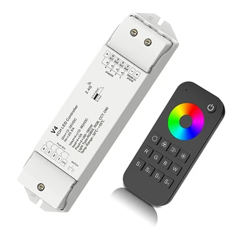 LED RGB RGBW Valdytojas 2.4 G RT4 Belaidžio Nuotolinio valdymo su V4 4CHx5A Belaidžio Imtuvo (12V Led Juosta RGB Nuotolinio valdymo pultelis