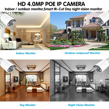 H. 265 8CH POE 5MP 4MP 1080P NVR Stebėjimo Sistemos Komplektas 8 Vnt HD/Lauko Diena/Naktis stebėti POE IP kamerų Priedai nemokamai
