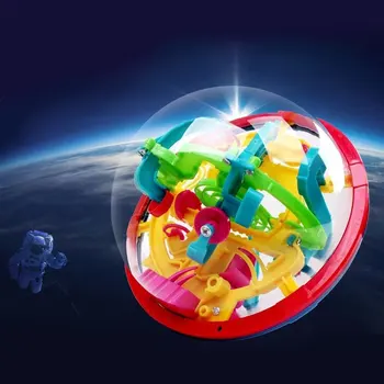 3D Puzzle Kamuolys Magija Intelektas Kamuolys Labirintas Srityje Pasaulyje Žaislų Sudėtingas Kliūtis Žaidimas Smegenų Testeris Balanso Mokymai