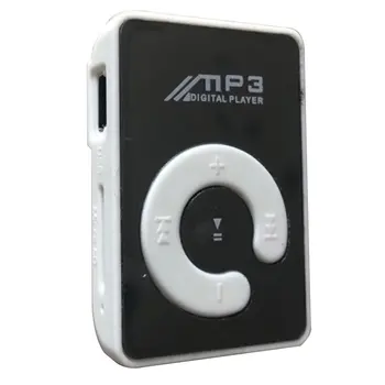 Nešiojamų Mini Veidrodis Įrašą MP3 Grotuvas, Muzikos ir Žiniasklaidos Palaikymas Micro SD TF Kortelę Mados Hifi MP3 Lauko Sporto