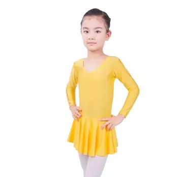 Naujas 2020 Metų Vaikams Baleto Ilgomis Rankovėmis Gimnastika Leotard Mergaičių Baleto Suknelė Vaikų Šokių Tutu Suknelė