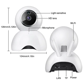 EWeLink IP Kamera Smart DI HD Kamerą Nuotoliniu būdu Peržiūrėti Mobiliuoju Telefonu dvipusis Audio LAN Tinklo Namuose, Stebėti