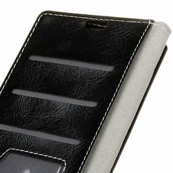 Retro prabangus odinis dėklas tinka Sony Z2 Z3 Z4G Z5 Z4mini Z5mini apsaugos galinį dangtelį mobilieji telefonai