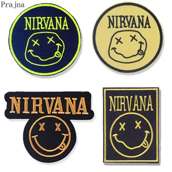 Prajna Nirvana Pleistras Hipių Metalo, Roko Grupė Išsiuvinėti Pleistrai Juostelėmis Drabužių Geležies Pleistrai Lipdukus Ant Drabužių Parch