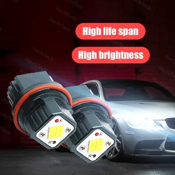 160W Aukščiausios Kokybės Baltos Spalvos LED Angel Eye Halo už 04-07 BMW 1 serija E87 Pre-IGS Lifetime Garantija