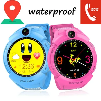 GPS Vaikų Smart Žiūrėti Q610S GPS WiFi Locator Tracker Vaikas Laikrodis atsparus Vandeniui SOS Skambučio Smartwatch Vaikas, Skirtų 