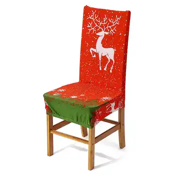 Universalus Kalėdos Elastinga Valgomasis, Sėdynės, Kėdė Apima Kalėdų Kėdė Padengti Ruožas Užvalkalai už Kalėdų Pokylių Šaliai Dekoro