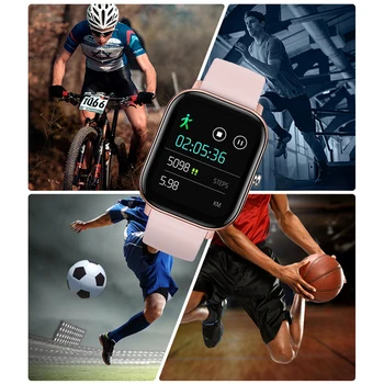 Naujas Smart Watch Vyrai Moterys 1,4 colio Full Touch Fitness Tracker Širdies ritmo Monitoringo Sporto Laikrodžiai, Skirta 
