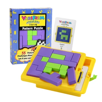 Variform Kvadratų Modelio Blokų Dėlionė Vaikams Švietimo 3D rusijos Bloko Įspūdį Smegenų Mąstymo Žaislai, Dovanos, Skirtos Kūdikiams, Vaikams