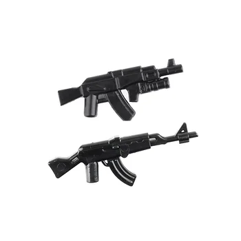 5VNT/RINKINIAI AK47 Šautuvas, pistoletas Swat Policijos, Karinių Ginklų Priedai Playmobil Miesto Sumos Dalys Originalios Blokai Modelis Mini Žaislai
