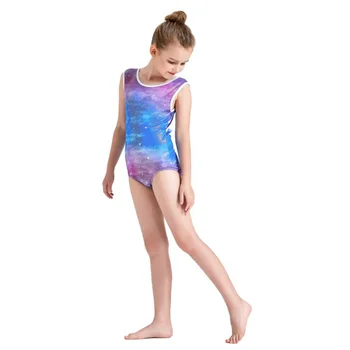 Aukštos kokybės žvaigždės formos kūno kostiumą baleto, gimnastikos, šokių praktikos drabužiai