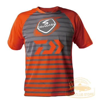 2020 DAIWA Sportinę Vasaros Lauko Žvejybos T-Shirt Kvėpuojantis Žvejybos Drabužių trumpomis Rankovėmis Quick Dry Žvejybos Spaudinių Aprengti