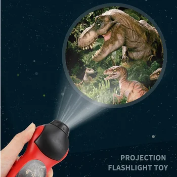 Dinozaurų Sienos Žibintuvėlį ir Projektorius Žibintuvėlis Naktį Studijų Mokymasis ir Švietimas Įdomus Žaislai Žibinto Lempa Saulės Projektorius Dinozaurų Vaikai