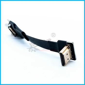 FPV Micro HDMI Mini HDMI 90 laipsnių Adapteris 10cm-50cm FPC Juostelės Plokščias HDMI Kabelis, Pikis 20pin už Multicopter Oro Photog