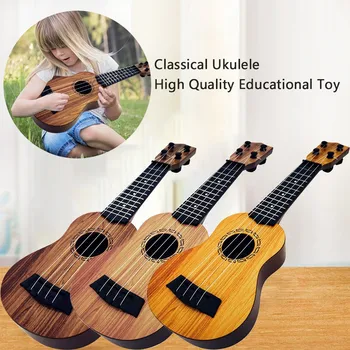Mini Ukulėle Suaugusiųjų Suaugusiųjų Žaislai Pradedantiesiems Klasikinio Havajų Gitara Muzikos Švietimo Priemonės Montessori Žaislas Vaikams