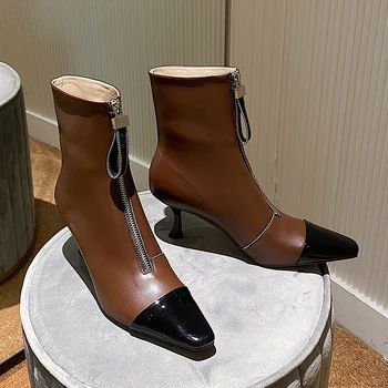 2020 Unikalaus dizaino, natūralios odos batai Moterims, batai gerai su Mados batai, Nauji žiemos Moterų batai