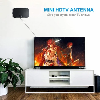 Skaitmeninis HD Kambarinė Antena TV Skywire HDTV 1080p Dangaus Link Cable MUS 200 Mylių nuotoliu
