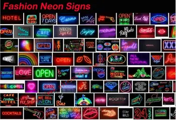 Kapučino Neoninis ženklas Nekilnojamojo Stiklinis Vamzdelis, Lemputės Šviesa Baras, Alaus Klubas Užsakymą Neon požymiai Shop Parduotuvėje Apdailos Iškaba ženklų 17