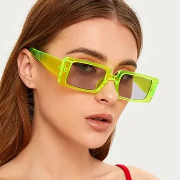 2020 Naujas Mažas Rėmo Akiniai nuo saulės Mados Aikštė akiniai oculos feminino gafas de sol mujer