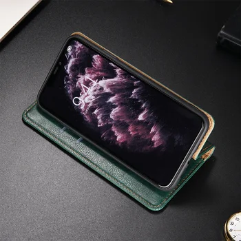Prabangus Odinis Flip Case For Samsung S20 S20 plius S8 S9 S10 Dangtelį Galaxy A51 A71 A20e A30 A50 A70 A7 A8 J4 Piniginės Flip Case