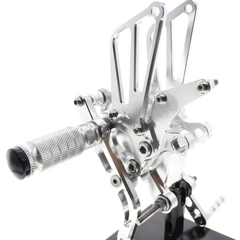 Reguliuojamas Aliuminio Motociklo Rearset Footpeg Už Benelli Bj600gs Bn600 2010-2012 Pedalo Koja Peg Kojoms Galiniai Nustatyti Kojoms
