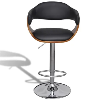 Baro Kėdės 2 Vnt Dirbtiniais Odos, Reguliuojamas Baro Kėdės Stilingas Ir Patogus Baro Kėdės