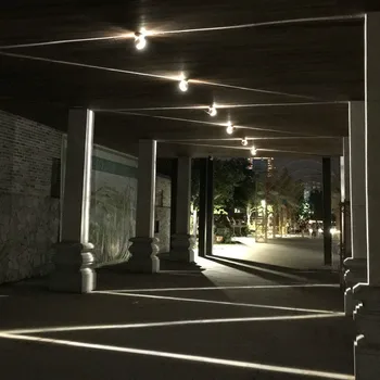 360 Laipsnių 10W RGB LED Palangės Durų Staktos ir Sienos Lempos su Nuotolinio Viešbutis KTV Koridoriaus Praėjimo Šviesos Spindulių Linijos, Sienos, LED Lemputes, 1pcs