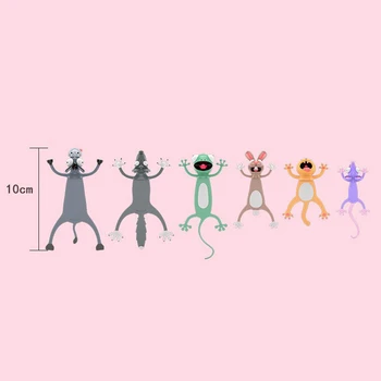 1pc Mielas 3D Stereo Gražių Animacinių filmų Gyvūnų Žymą katė PVC Juokinga Studentas Vaikų Mokykla Kanceliarinės prekės Vaikams Dovanų
