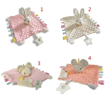 Minkštas Gyvūnų Modelio Nuraminti Rankšluostį Kūdikiui Pliušinis Antklodė Kūdikiui Šalikas Lėlės Žaislas